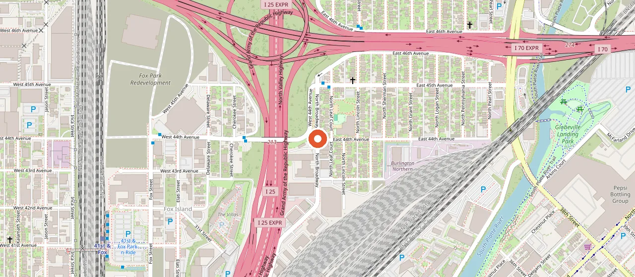 Map showing Club Vinyl